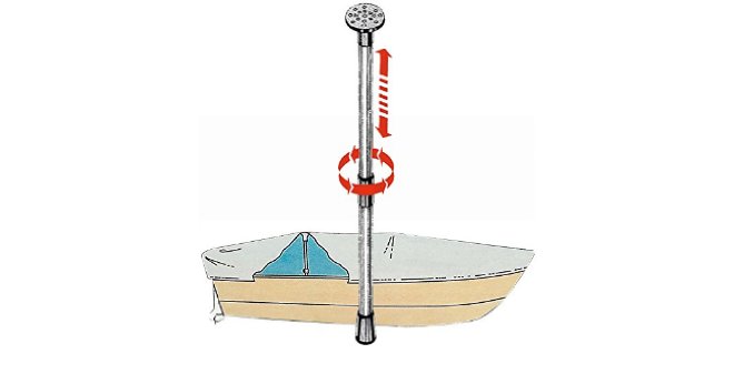 ΣΤΗΡΙΓΜΑ ΤΕΝΤΑΣ ΑΛΟΥΜ. ΤΗΛΕΣΚ. 75-120cm