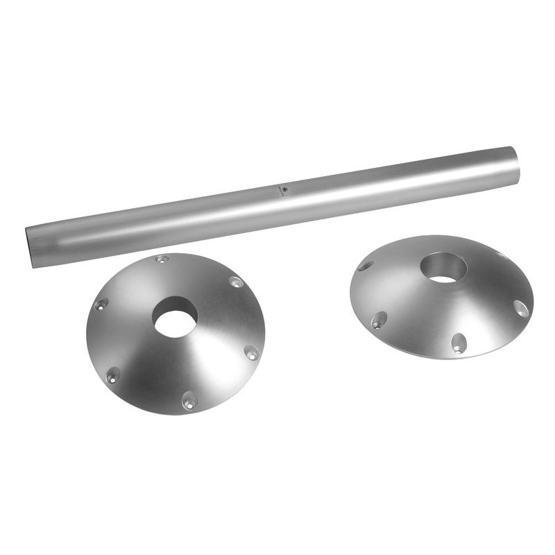 ΚΟΛΩΝΑ ΤΡΑΠΕΖΙΟΥ ΑΛΟΥΜ 70cm Φ60mm ΜΕ ΕΞΩΤ. ΒΑΣΕΙΣ