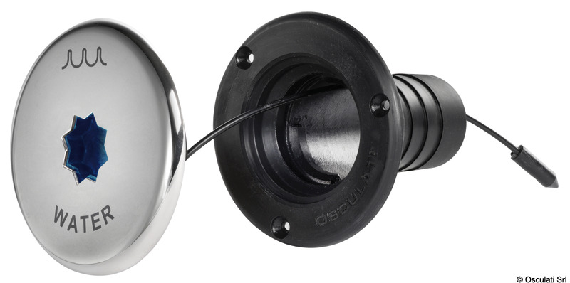 ΤΑΠΑ INOX/PLASTIC WATER 38mm