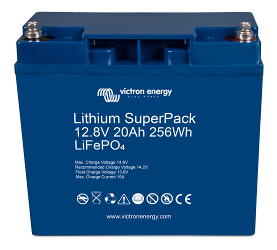 Μπαταρία VICTRON 12-20 LiFePO4 - SuperPack Lithium τεχνολογίας - 12.8V 20Ah