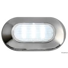 ΠΛΑΦΟΝΙΕΡΑ LED ΟΒΑΛ INOX 12V 72,5x38mm