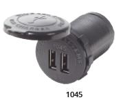 ΠΡΙΖΑ DUAL USB BLUE SEA 1045
