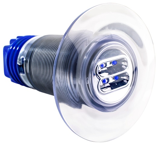 ΦΩΣ ΥΠΟΒΡΥΧΙΟ 6-LEDs ΜΠΛΕ 59x110mm