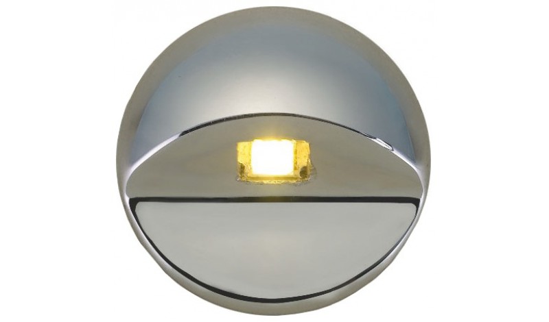 ΠΛΑΦΟΝΙΕΡΑ INOX ΧΩΝ. ΜΠΛΕ LED 12/24V IP67
