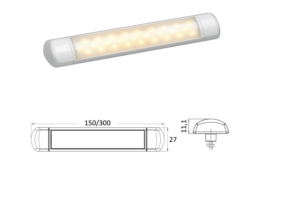 ΠΛΑΦΟΝΙΕΡΑ 12/24V 27Led
