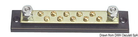 ΜΠΑΡΑ ΚΑΛΩΔΙΩΝ 4mm 10 ΘΕΣΕΩΝ 150Amp