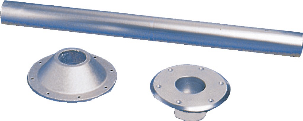 ΚΟΛΩΝΑ ΤΡΑΠΕΖΙΟΥ ΑΛΟΥΜ 70cm Φ60mm ΜΕ ΒΑΣΕΙΣ