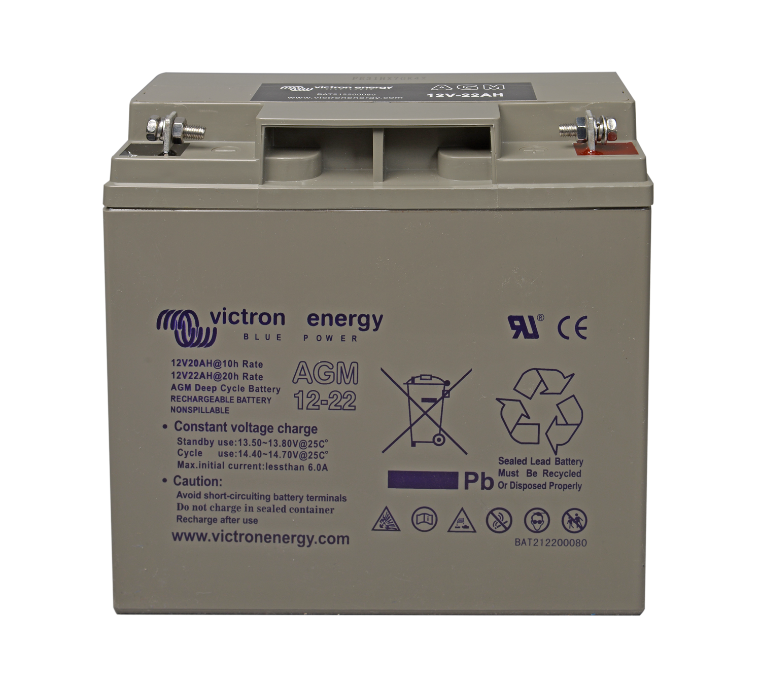 Μπαταρία VICTRON 12-22 12V 22Ah (C20) VRLA - AGM