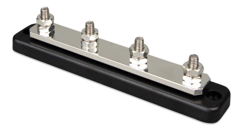 ΜΠΑΡΑ ΚΑΛΩΔΙΩΝ 8mm 4 ΘΕΣΕΩΝ 250Amp ΜΕ ΚΑΛΥΜΜΑ