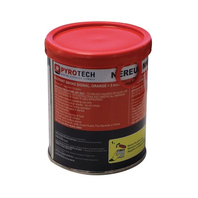 PYROTECH Πλωτό Σήμα Καπνού, SOLAS/MED/USCG, Πορτοκαλί