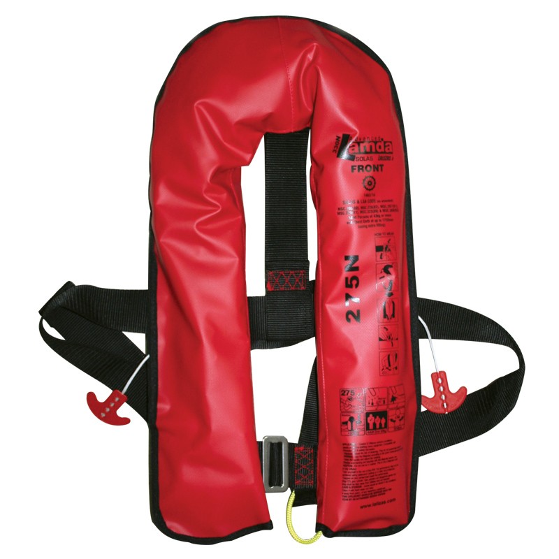 LALIZAS Φουσκωτό Σωσίβιο Lamda, Auto, SOLAS/MED-MER 2