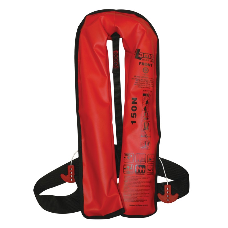 LALIZAS Φουσκωτό Σωσίβιο Lamda, Auto, SOLAS/MED-MER 3