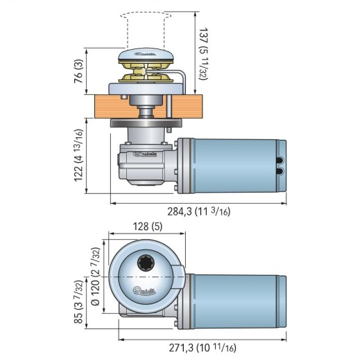 ΕΡΓΑΤΗΣ ΑΓΚΥΡΑΣ QUICK RIDER R1 500 24 V DRUM B2C-RIDER-R1500D24 2