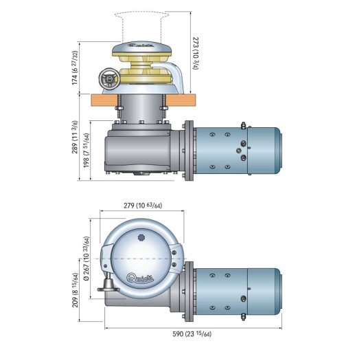 ΕΡΓΑΤΗΣ ΑΓΚΥΡΑΣ QUICK ROY RY6 3500 DRUM B2C-ROYRY6-3500D 2