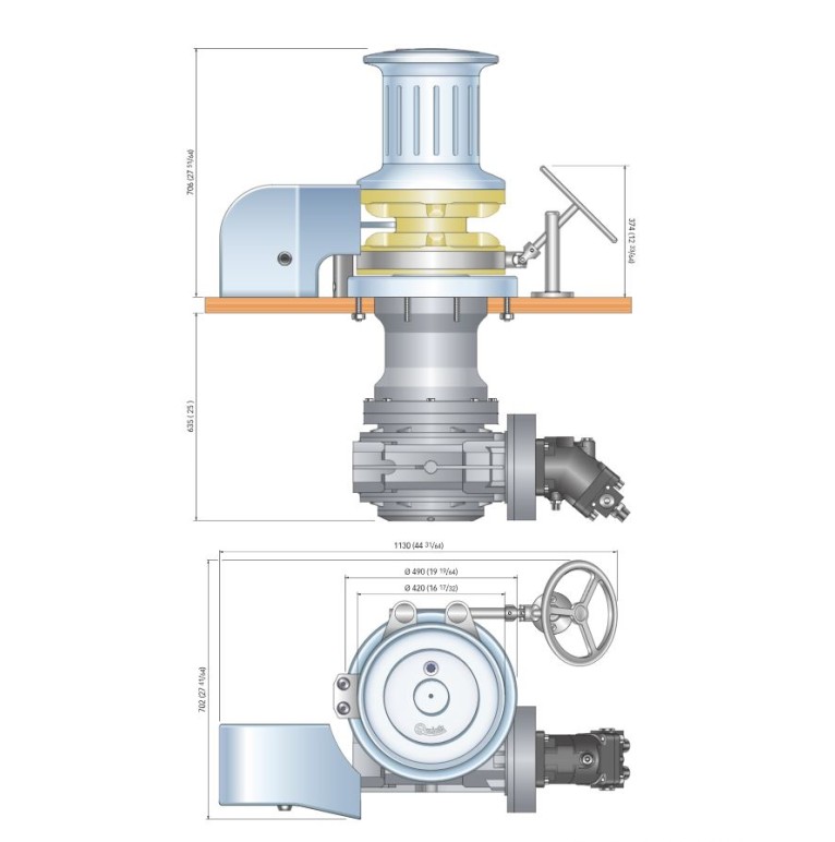ΕΡΓΑΤΗΣ ΑΓΚΥΡΑΣ QUICK XROY XR9 HYDRO B2C-XR9-HYDRO 3