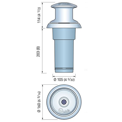 ΕΡΓΑΤΗΣ ΣΧΟΙΝΙΟΥ QUICK TOTEM TM3 800W-12V Ø130 DRUM FSTM31000000B00 2