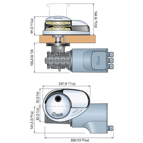 ΕΡΓΑΤΗΣ QUICK PRINCE DP3P 1000W-24V 08mm FSDP31024008B00 3