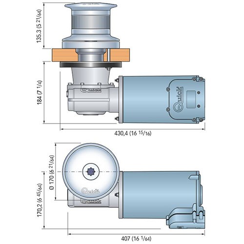 ΕΡΓΑΤΗΣ ΣΧΟΙΝΙΟΥ QUICK TUMBLER TB5 2000W-24V Ø170 DRUM FSTB20240000A00 2