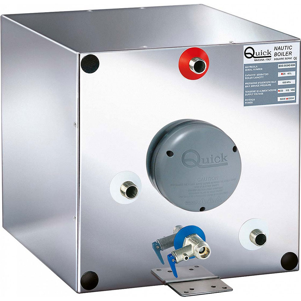 ΘΕΡΜΟΣΙΦΩΝΑΣ QUICK 25Lt. ΤΕΤΡΑΓΩΝΟΣ ΙΝΟΧ BXS25 FLBXS2512S00A00