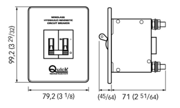 ΘΕΡΜΟΜΑΓΝΗΤΙΚΟΣ ΔΙΑΚΟΠΤΗΣ QUICK 125Α 10125 FD1012500000A00 2