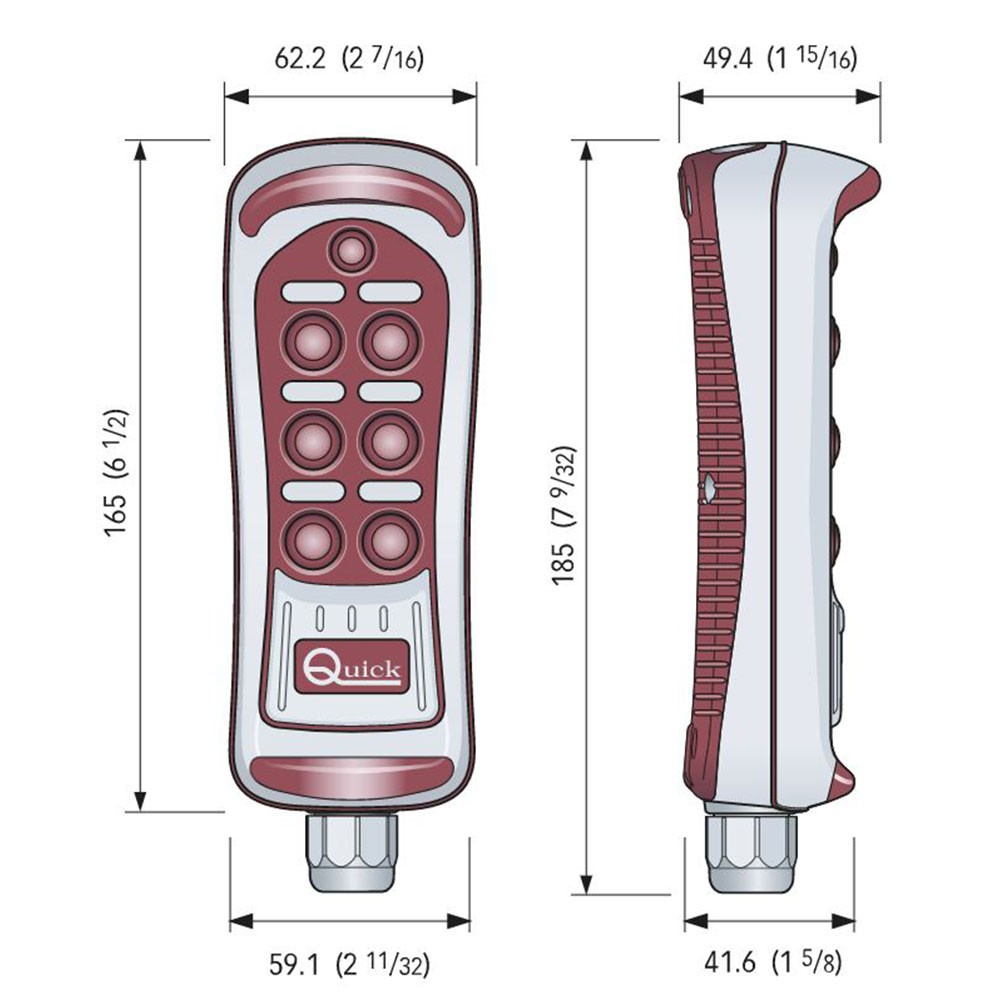 HRC1006 ΧΕΙΡΙΣΤΗΡΙΟ ΕΝΣΥΡΜΑΤΟ QUICK 6 ΟΔΩΝ FPHRC1006000C00 2