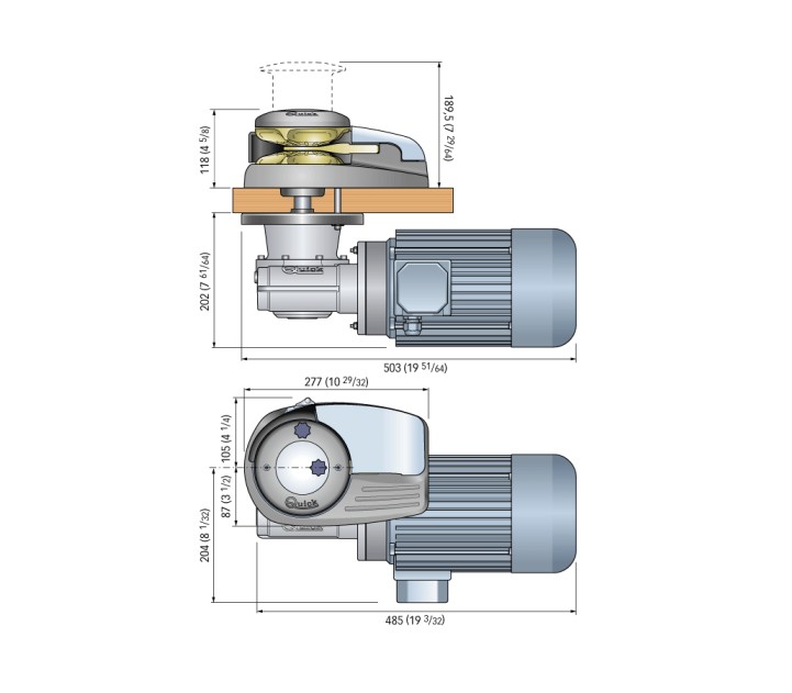 ΕΡΓΑΤΗΣ QUICK DYLAN DH4 3000W- 230/400V 12mm DRUM FSDH30TRD012A00 3