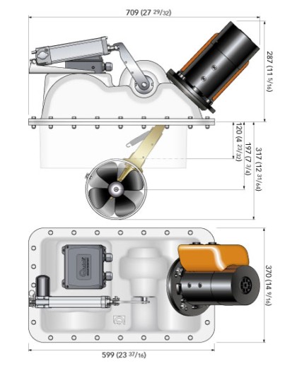 BOW THRUST ΑΝΑΔΙΠΛΟΥΜΕΝΟ QUICK 1808512 85KGF 24V D185 4,3KW FGBTR1808524T00 2