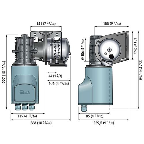 ΕΡΓΑΤΗΣ QUICK BALDER BL2R 900W- 12V L FF FSBLD0912Y00B00 3