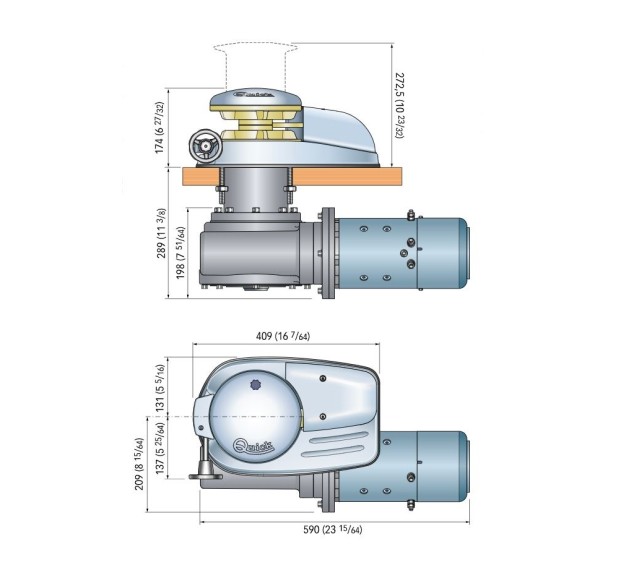 ΕΡΓΑΤΗΣ QUICK DUKE DK6 3500W-24V 12mm DRUM FSDK3524DY12A00 2