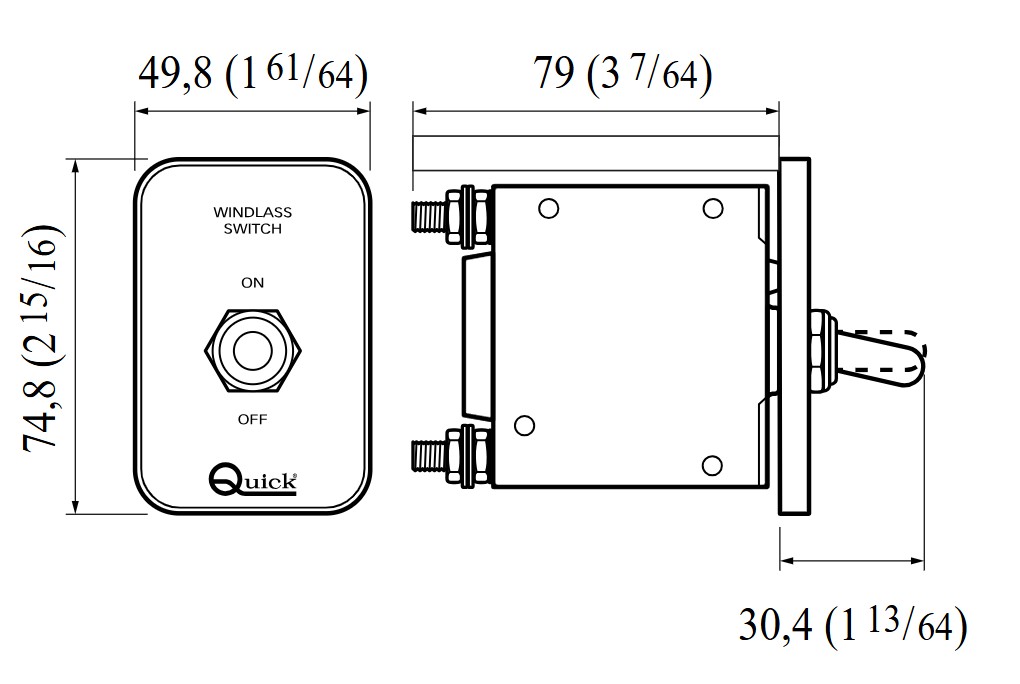 ΘΕΡΜΟΜΑΓΝΗΤΙΚΟΣ ΔΙΑΚΟΠΤΗΣ QUICK WCB 40Α FDWCB0400000A00 2